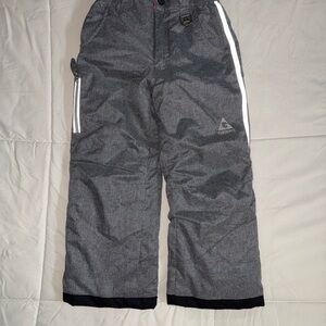 Gerry Kids Snow Pants Gray Size XS (5/6) Waterproof Insulated Winter Ski Pants